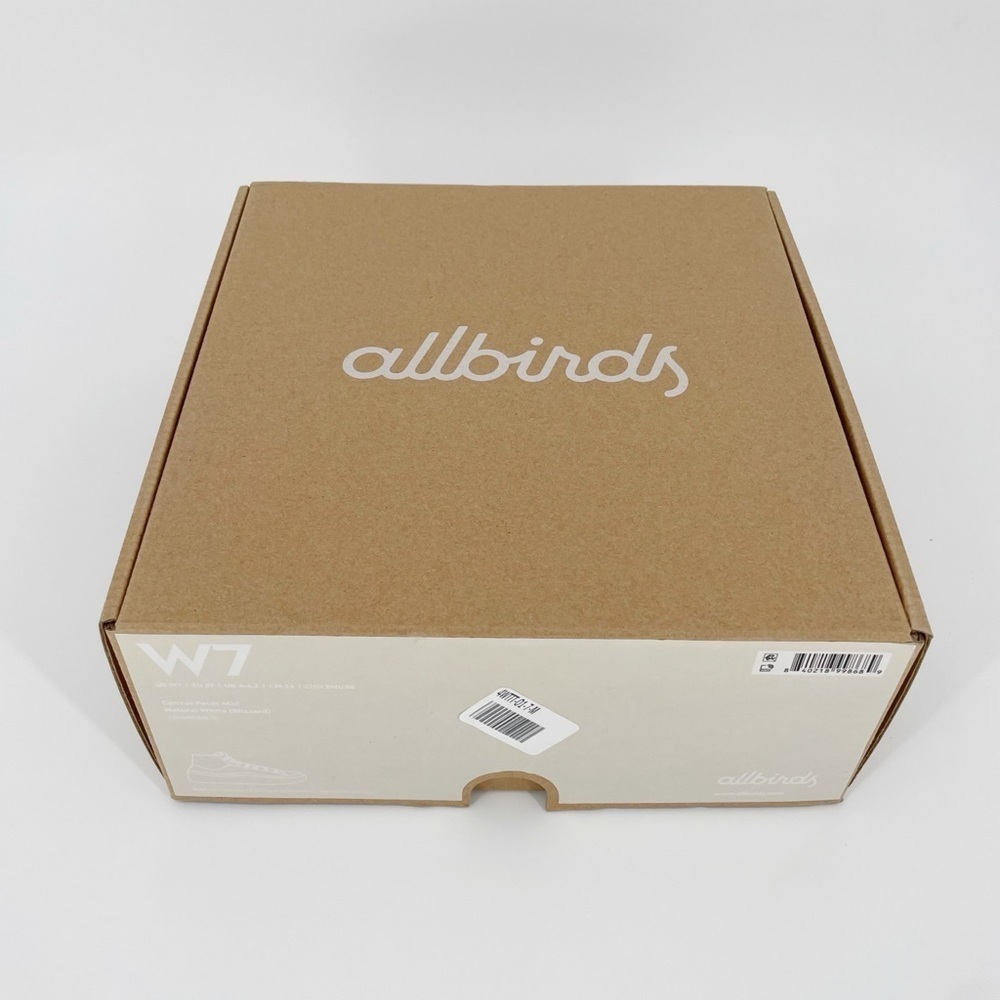 Allbirds Womens Canvas Pacer Mid Natural White Blizzard NWT Sneakers Shoes - Picture 4 of 9